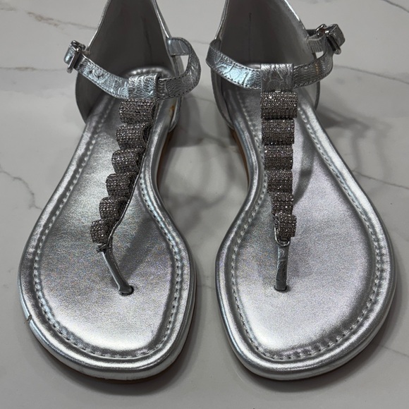 ANTONIO MELANI Shoes - ANTONIO MELANI Metallic Silver Sandals